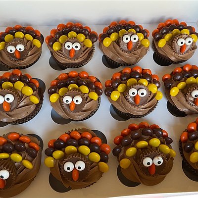 Turkey Cupcakes 