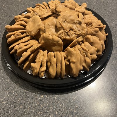 Small Pecan Candy Platter
