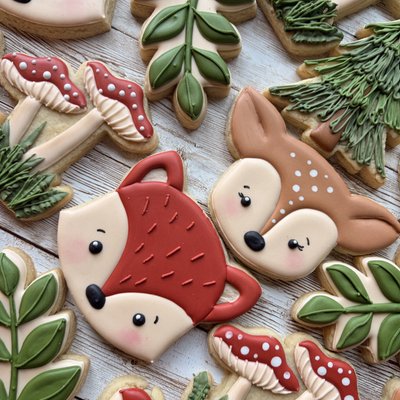 Seasonal Decorated Cookies