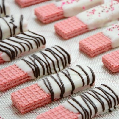 1 Dozen Chocolate Dipped Wafers 