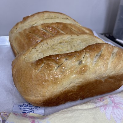 Fresh White Bread Loaf