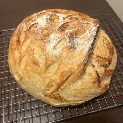 Rosemary, Garlic, And Parmesan Sourdough 