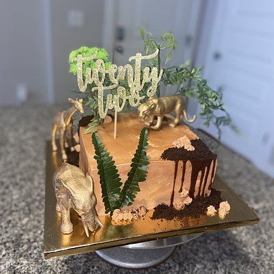 8” Square Cake