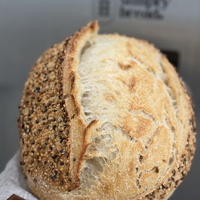 Sourdough Everything Loaf 