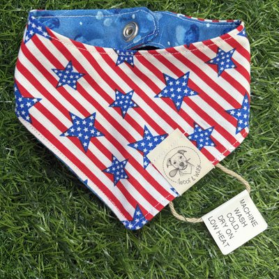 Extra Small Reversible Red, White & Blue