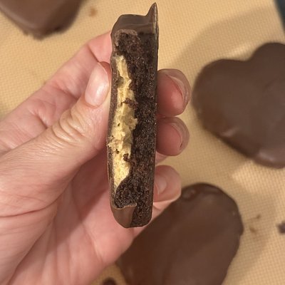Chunky Peanut Butter Cup Hearts