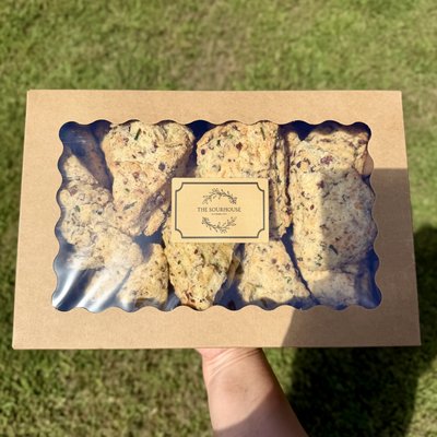 Morning Glory Sourdough Scones 