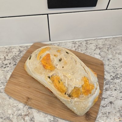 Cheddar Jalapeño Sourdough 