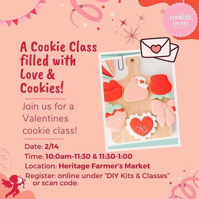 February Cookie Class 2/14