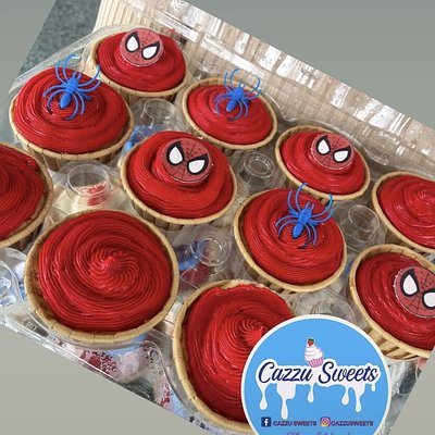 spiderman cupcakes 