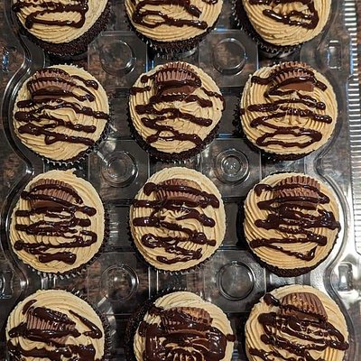 Chocolate PB Cupcakes