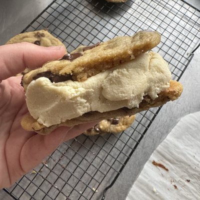 Chocolate Chip Cookie Sandwich