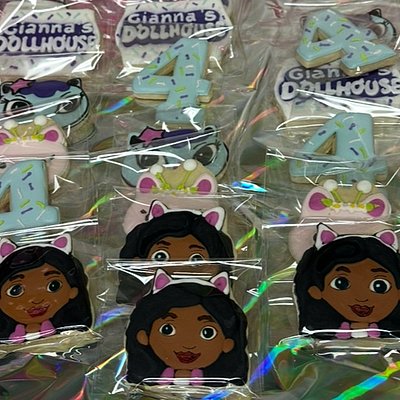 Decorated custom cookies