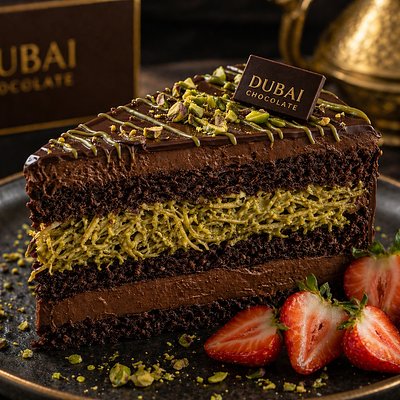 Dubai Cake Slice 