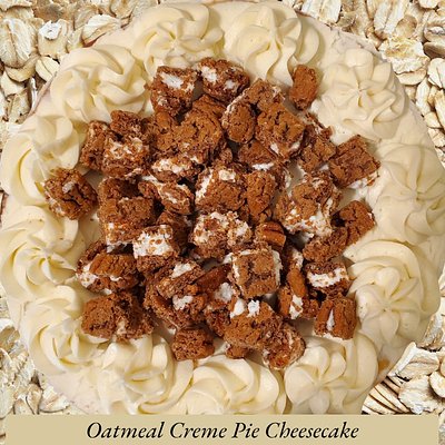 Oatmeal Creme Pie Cheesecake