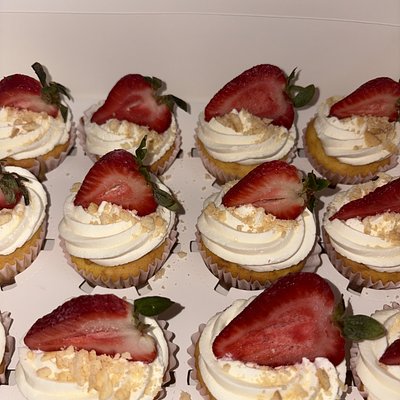 Strawberry Shortcake Cupcakes