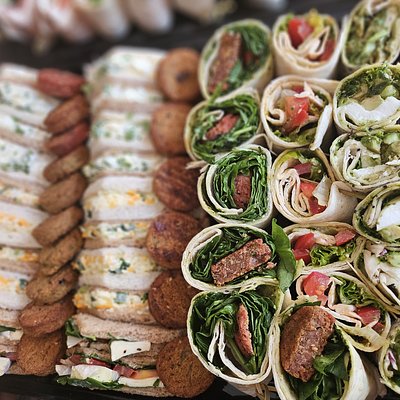 Large Vegetarian Sandwich And Wrap Selection 