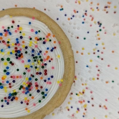 Confetti Cookies by the Dozen