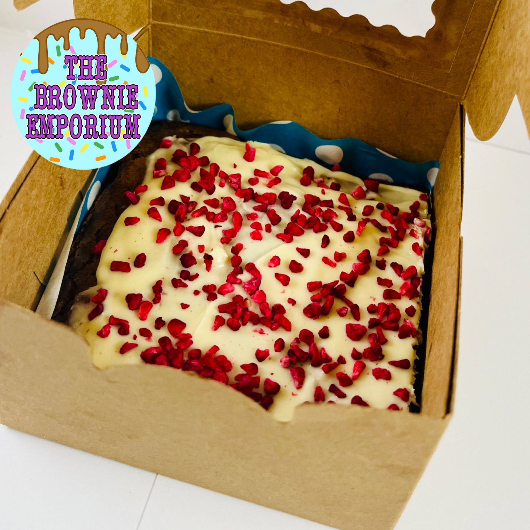 The Brownie Emporiums White Chocolate & Raspberry Enchantment