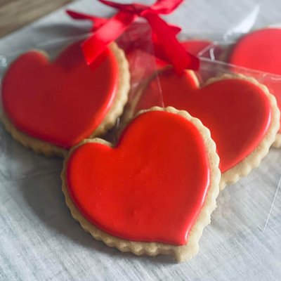 Red Heart Cookie 