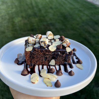 Almond Marshmallow Brownie