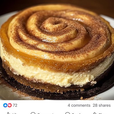 Cinnamon Roll Cheesecake 