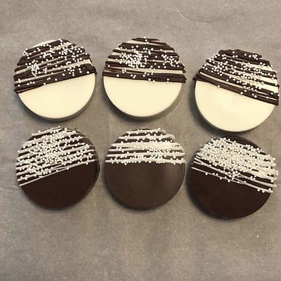 Chocolate Covered Brownie Discs 