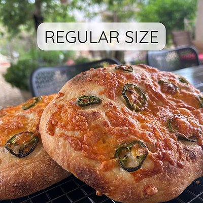 Jalapeño & Cheddar Foccacia Regular