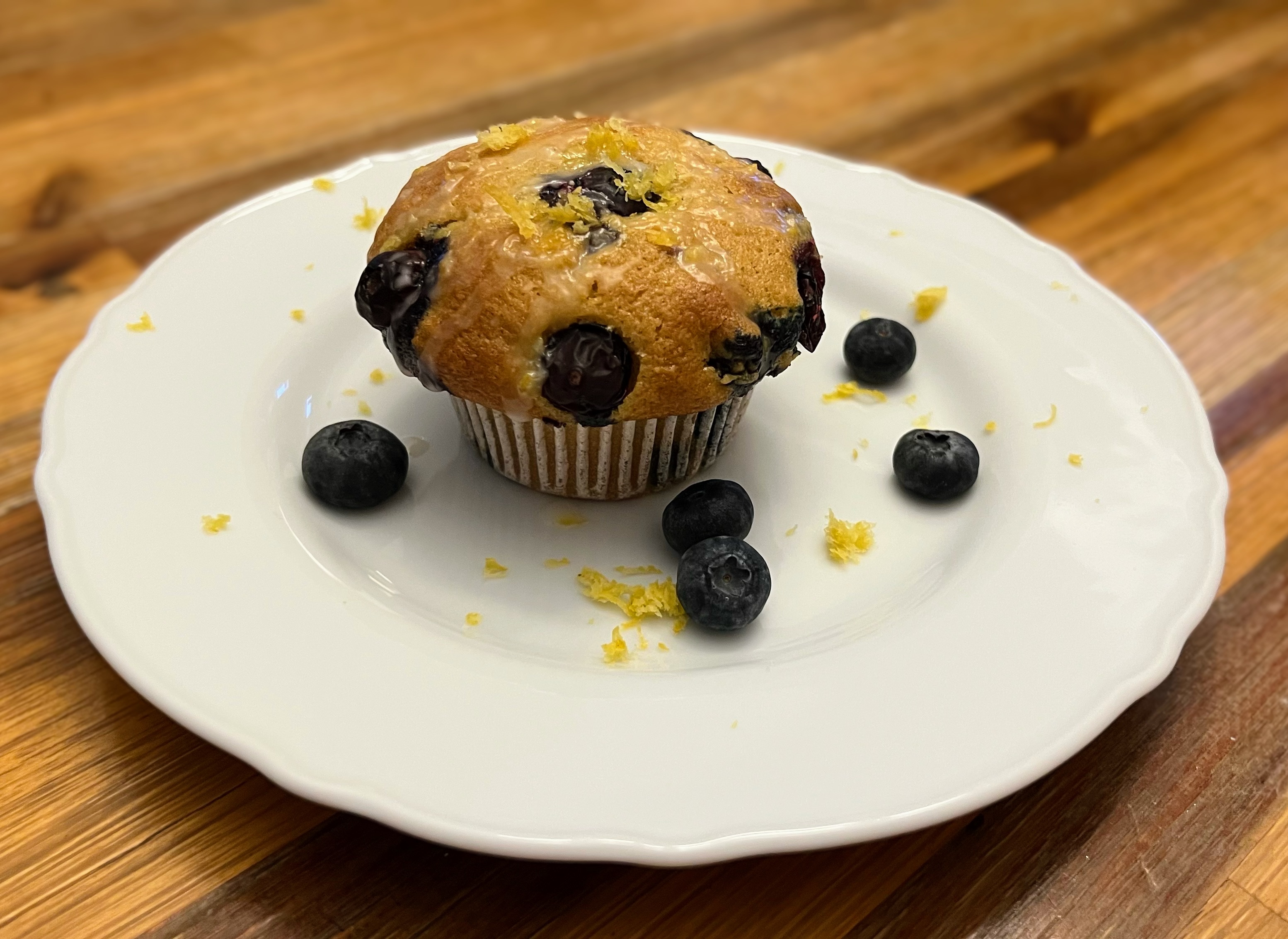 6 Lemon Blueberry Muffins