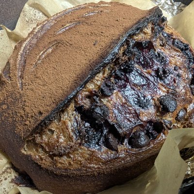 Dark Chocolate Black Raspberry Sourdough 