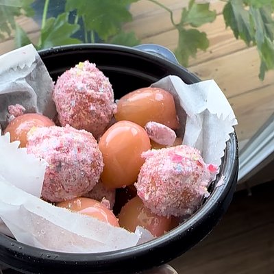 Small Candied Grapes + 1/2 Coated