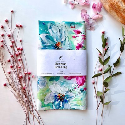 Sylvie - Ethereal Flourish Beeswax Bread Bag
