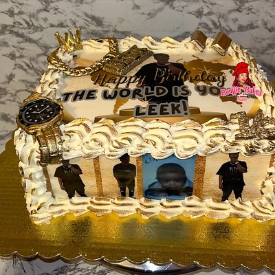 Double Layer half Sheet Cake