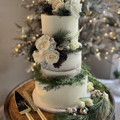 3-tier Wedding Cake