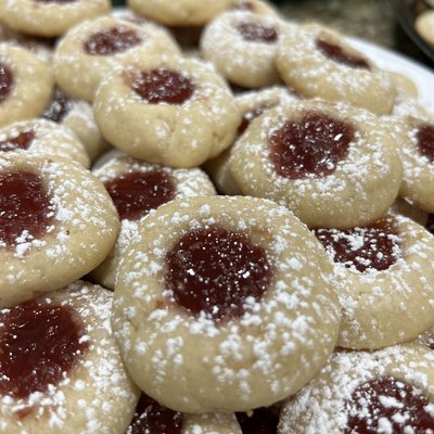 Jelly Thumbprint Cookies 