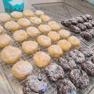 BYO Gooey Butter Cookies-Base + Flavor