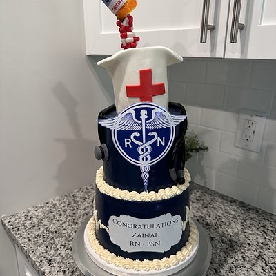 4”, 6” and 8” Custom Cake (3 Tier)