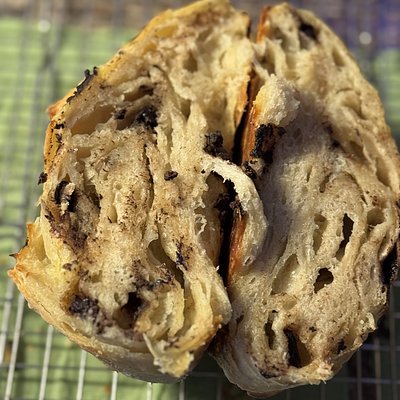 Buttery Chocolate Croissant Sourdough