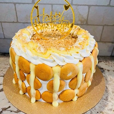 Banana pudding cake 