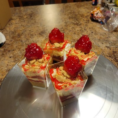 Cheese Cake Shooters 