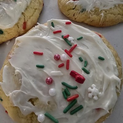 Christmas Sprinkle Cookies