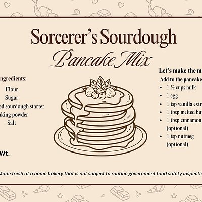 Sourdough Pancake Mix