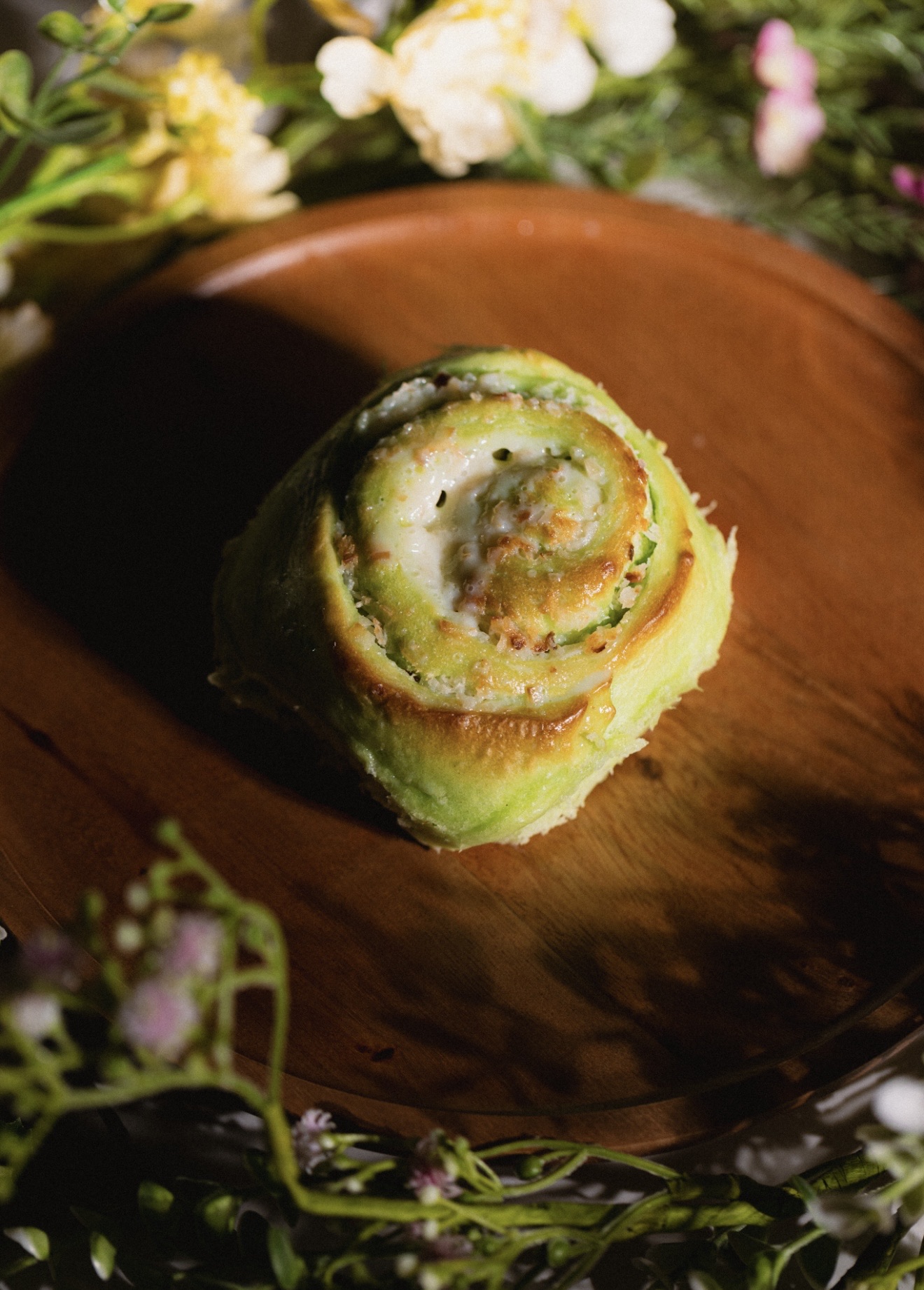 4pc Coconut Pandan Rolls