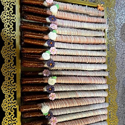 Chocolate Covered Pretzel Sticks