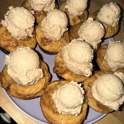 Cinnamon Swirl Cupcakes