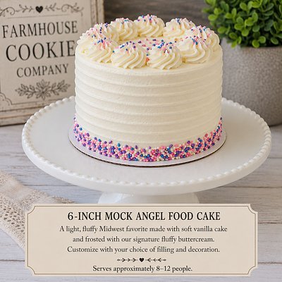 6-Inch Mock Angel Food Cake