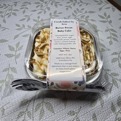 Butter Pecan Baby Cake