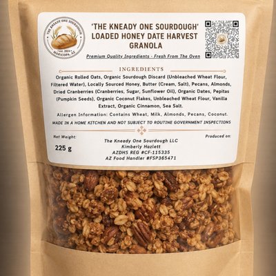 Sourdough Honey Date Harvest Granola