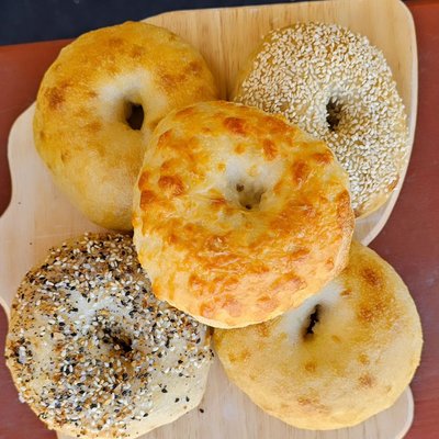 Variety of Sourdough Bagels (6)