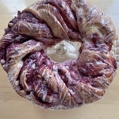 Sourdough Rasberry  Wreath 